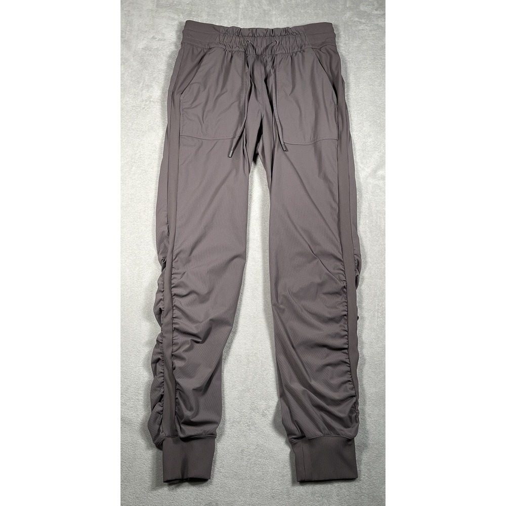 Lululemon Beyond the Studio Jogger Pants Women Size 6 Lunar Rock Ruched - Picture 2 of 7